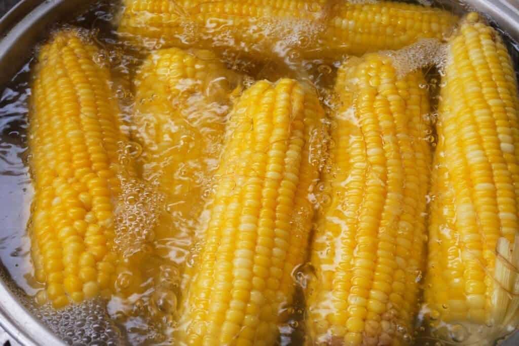 Boil or Microwave Corn on the Cob