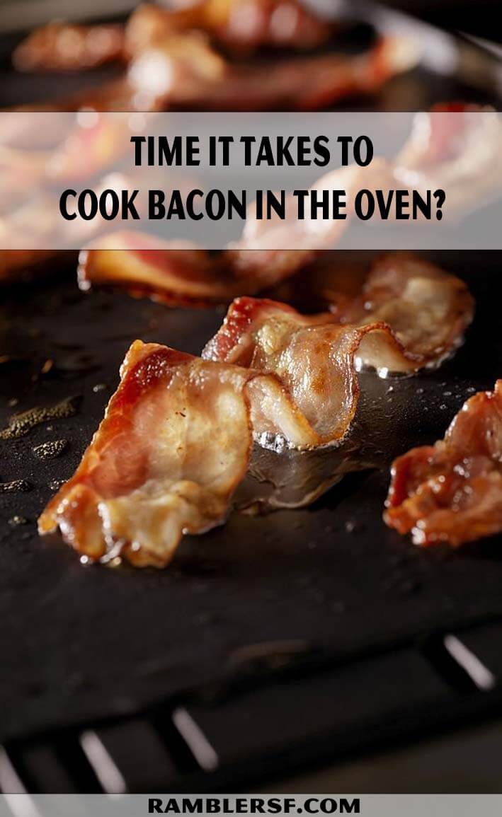 Time it takes to cook bacon in the oven