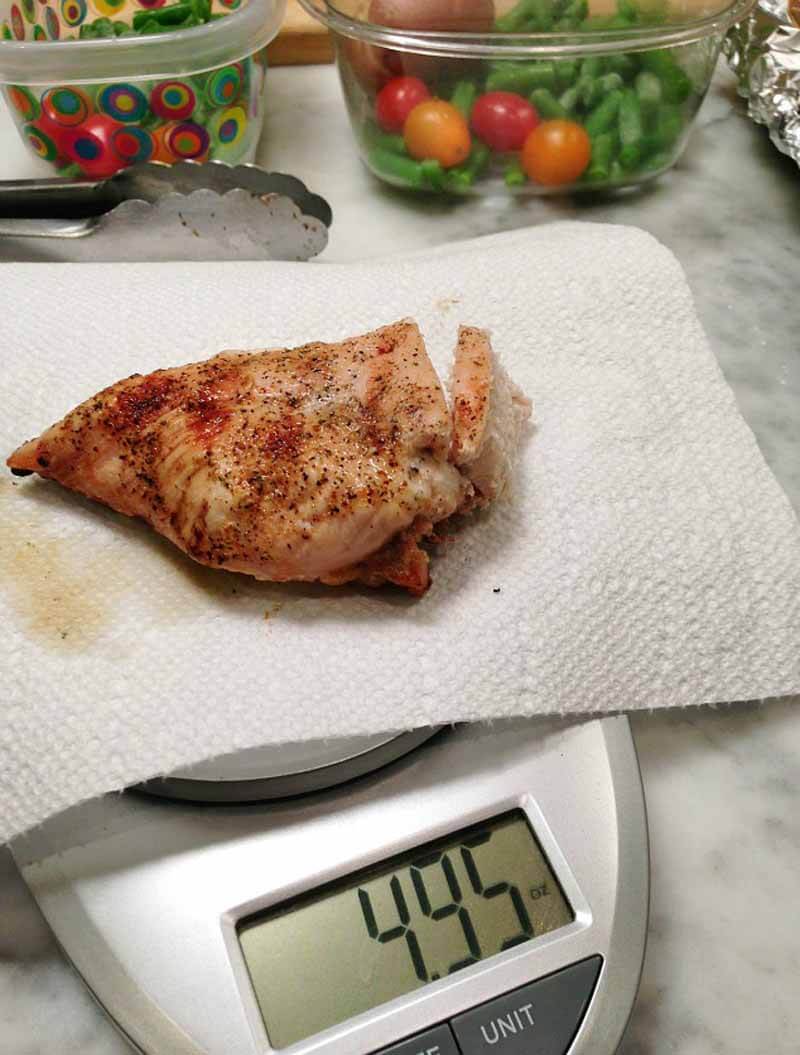 8-ounce Chicken Breasts Weigh