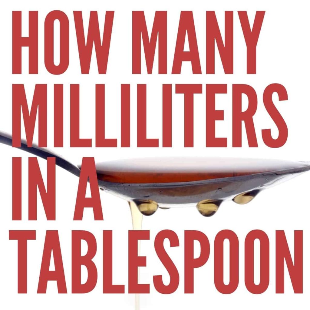 How To Convert Tablespoons Into Milliliters