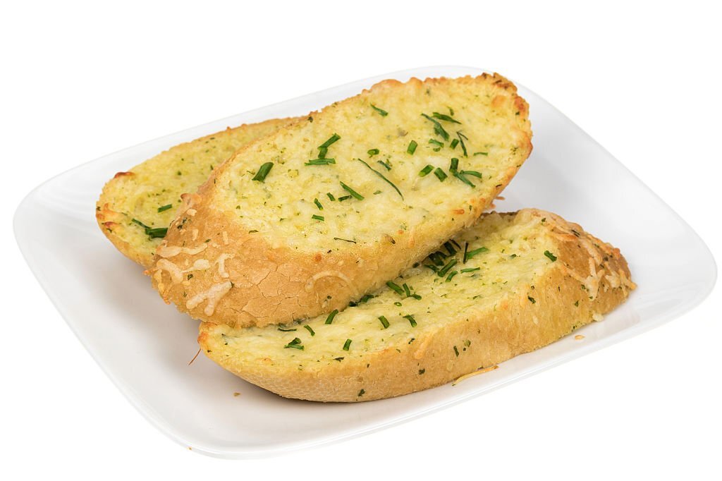 Baked garlic bread 