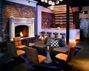 Mantel Bar fireplace
