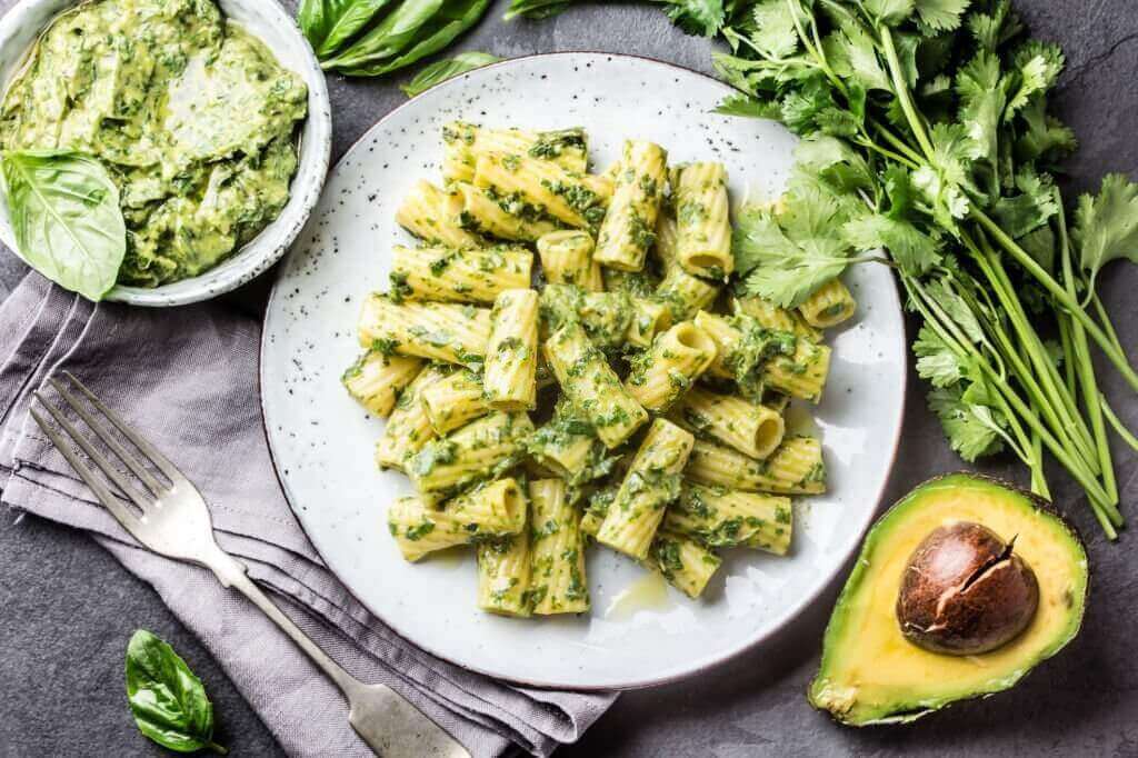 avocado into pasta sauce