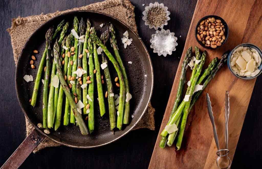 Asparagus is the only vegetable that has more protein