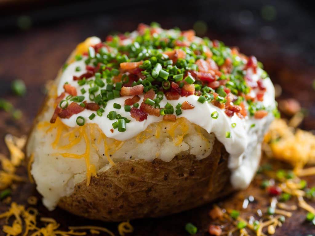 Baked potatoes