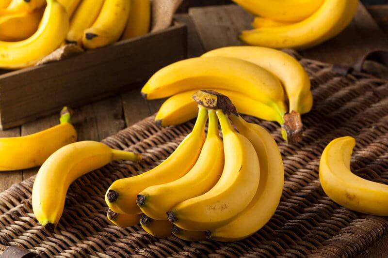 Bananas are rich in magnesium