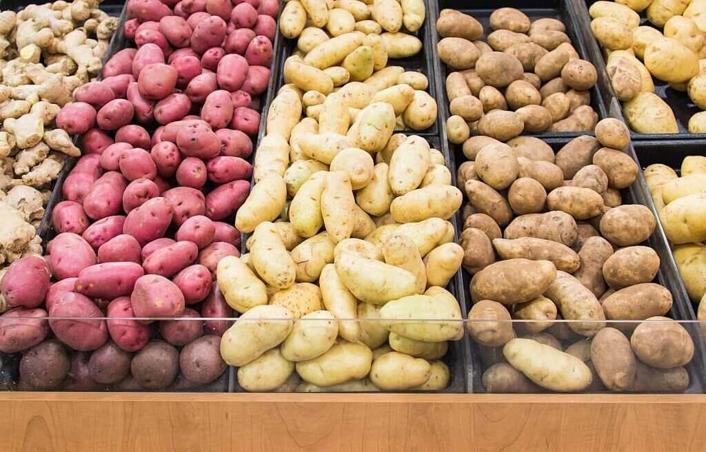 Farmers Store Potatoes