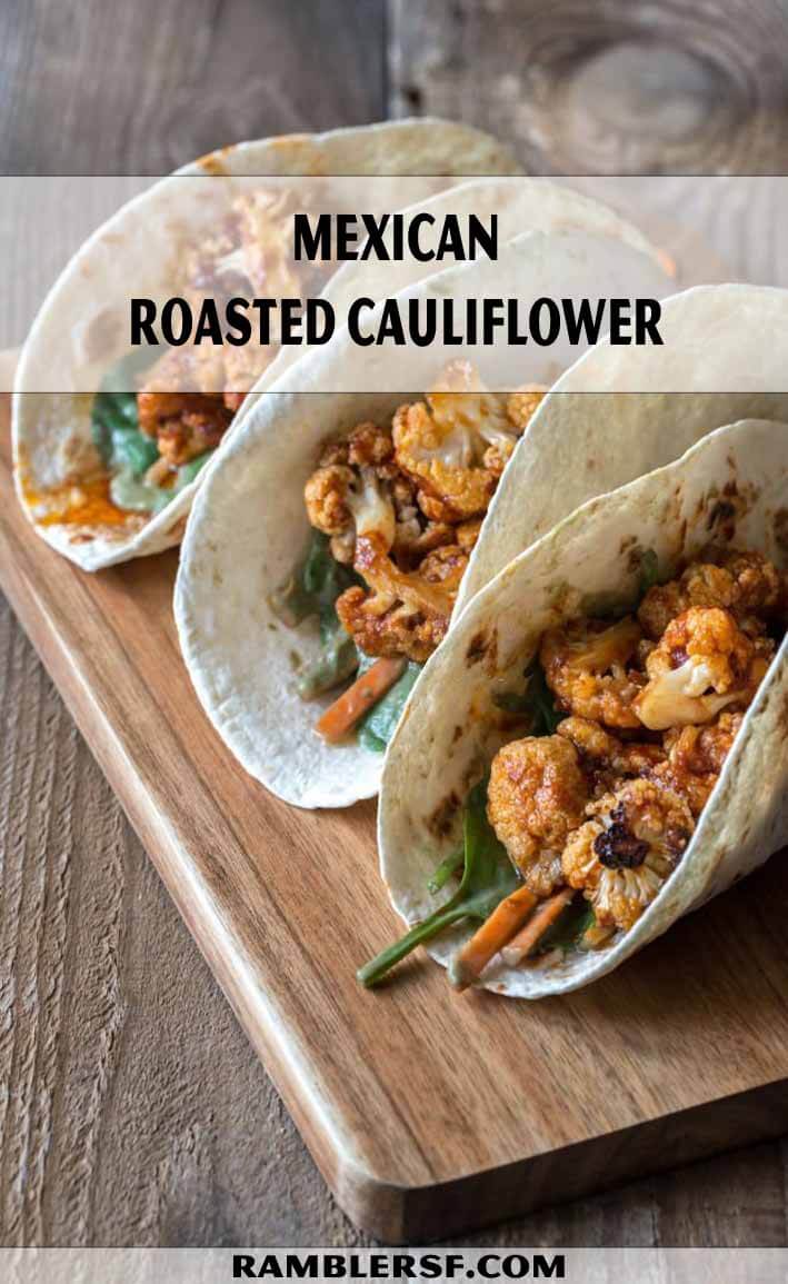 Mexican Roasted Cauliflower