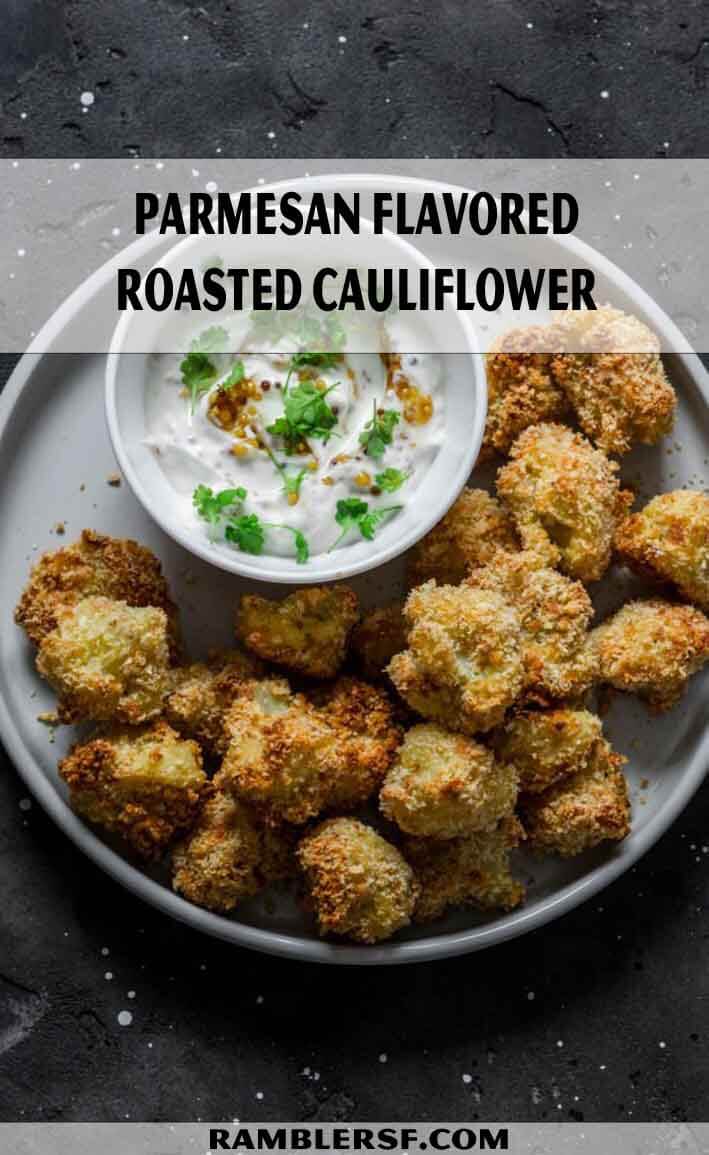 Parmesan Flavored Roasted Cauliflower