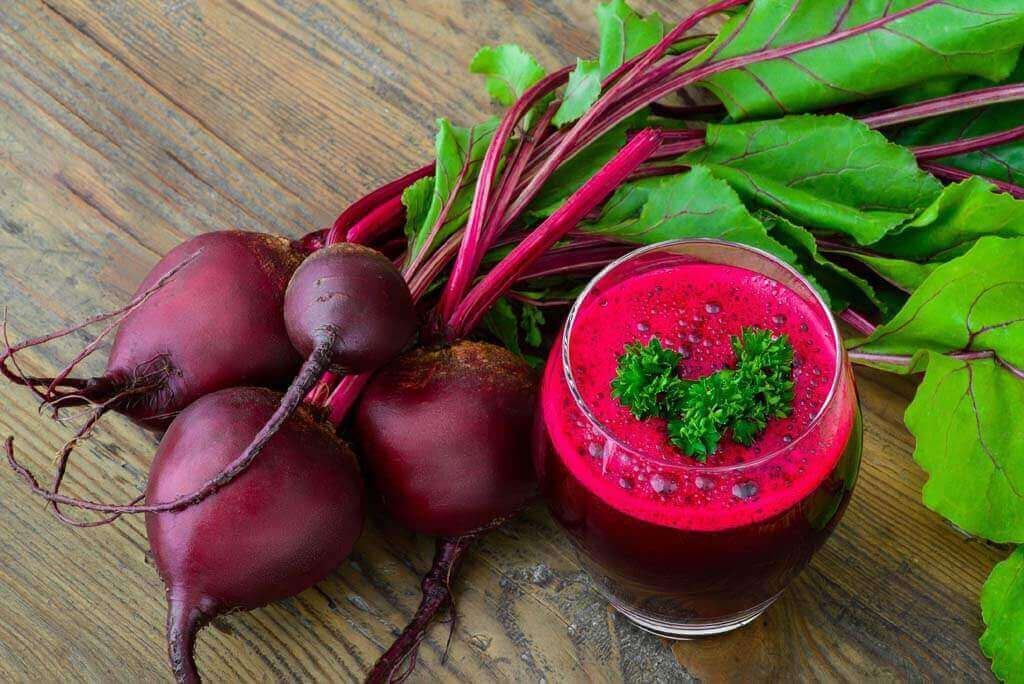 Beets are rich in potassium