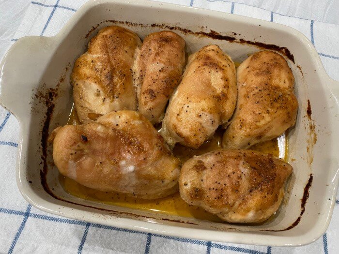 Allow Baked Chicken Breasts To Rest