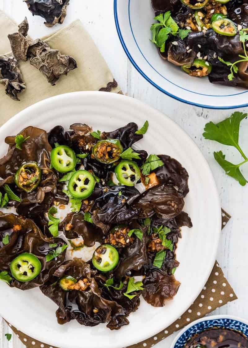 Chinese Wood Ear Mushroom Salad
