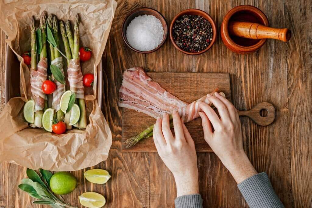 Seasonings Roasted asparagus