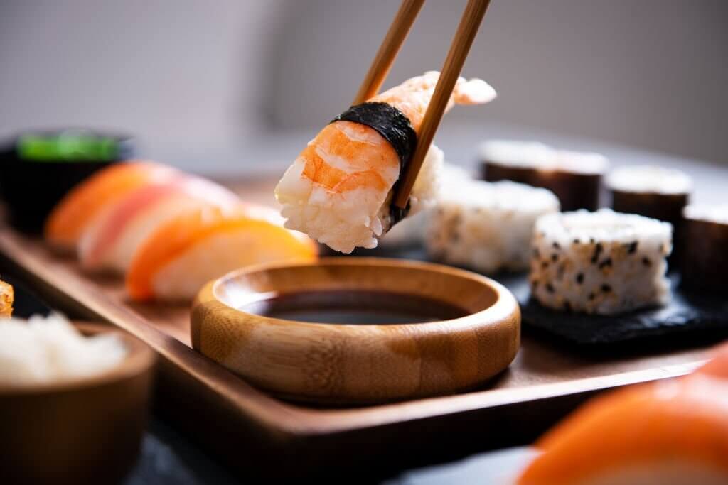 Shrimp In Sushi