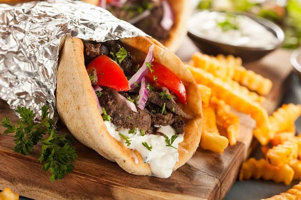 classic Greek dish is gyros