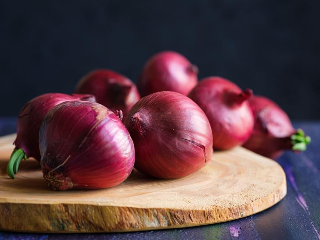 red onions won't have as much bite