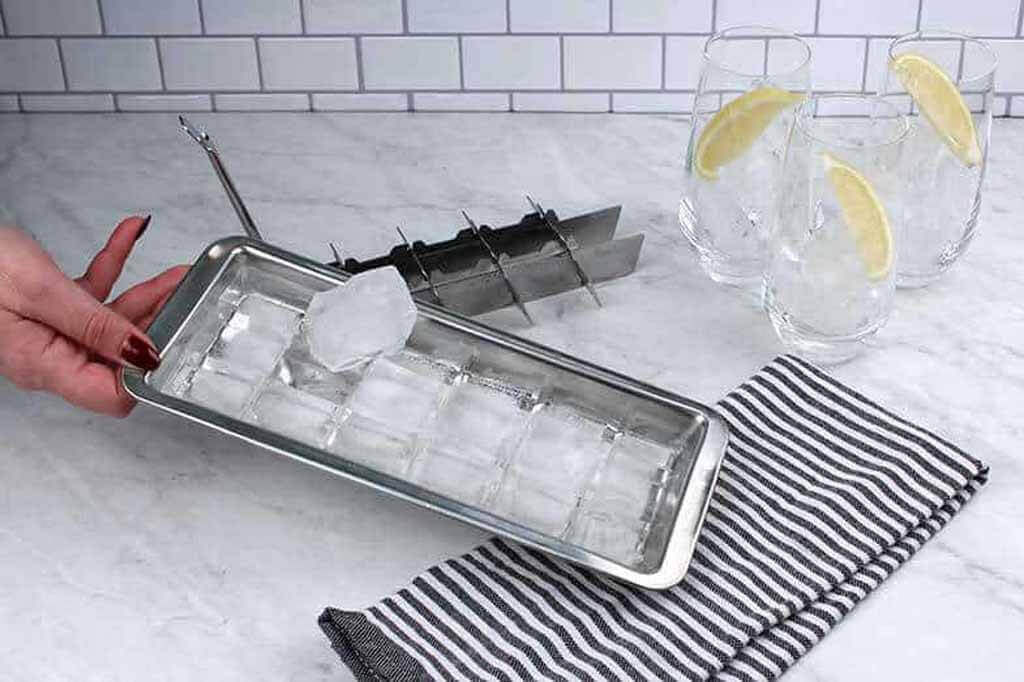 water to freeze in an ice maker