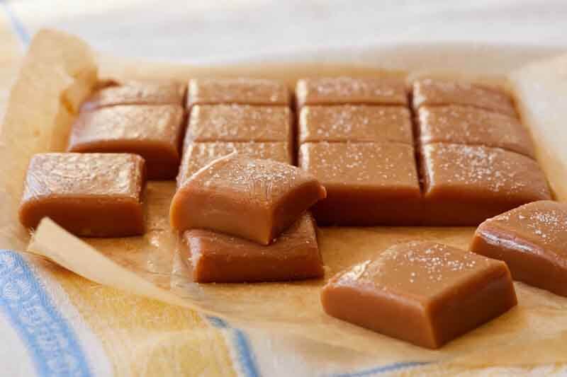 Caramel candies