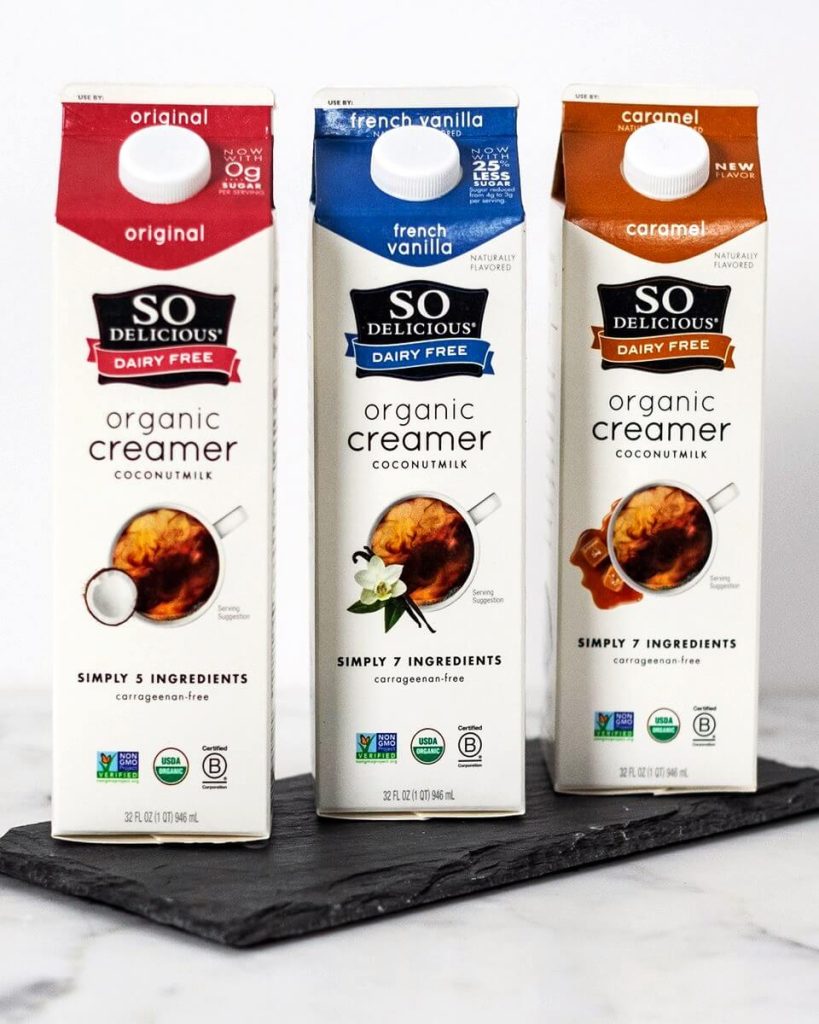 So Delicious Dairy-Free Coffee Creamers Ramblersf