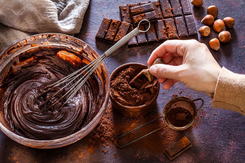 Baking with cocoa powder