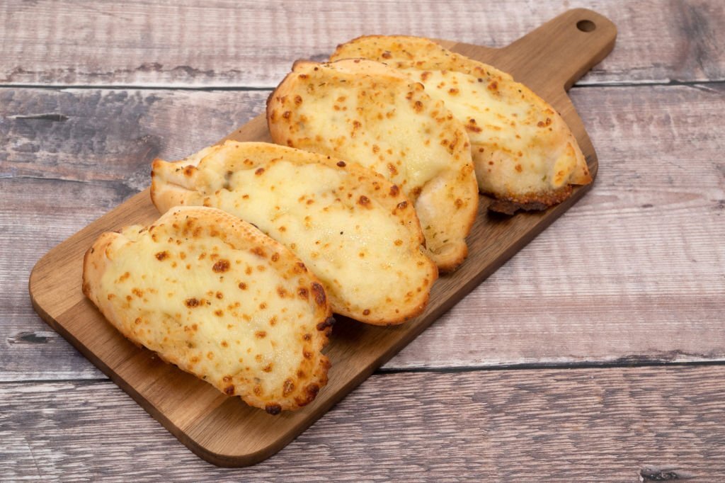 Defrozed garlic bread 