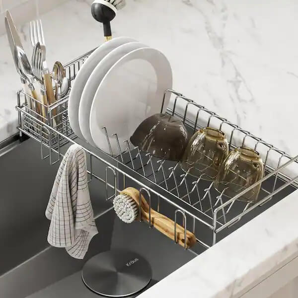 What Is The Difference Between Air Drying, Towel Drying, And Using A Dish Rack?